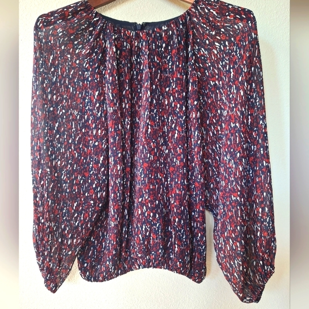 Joie Womens Brisei's Blouse 100% Silk Long Sleeve Size S
